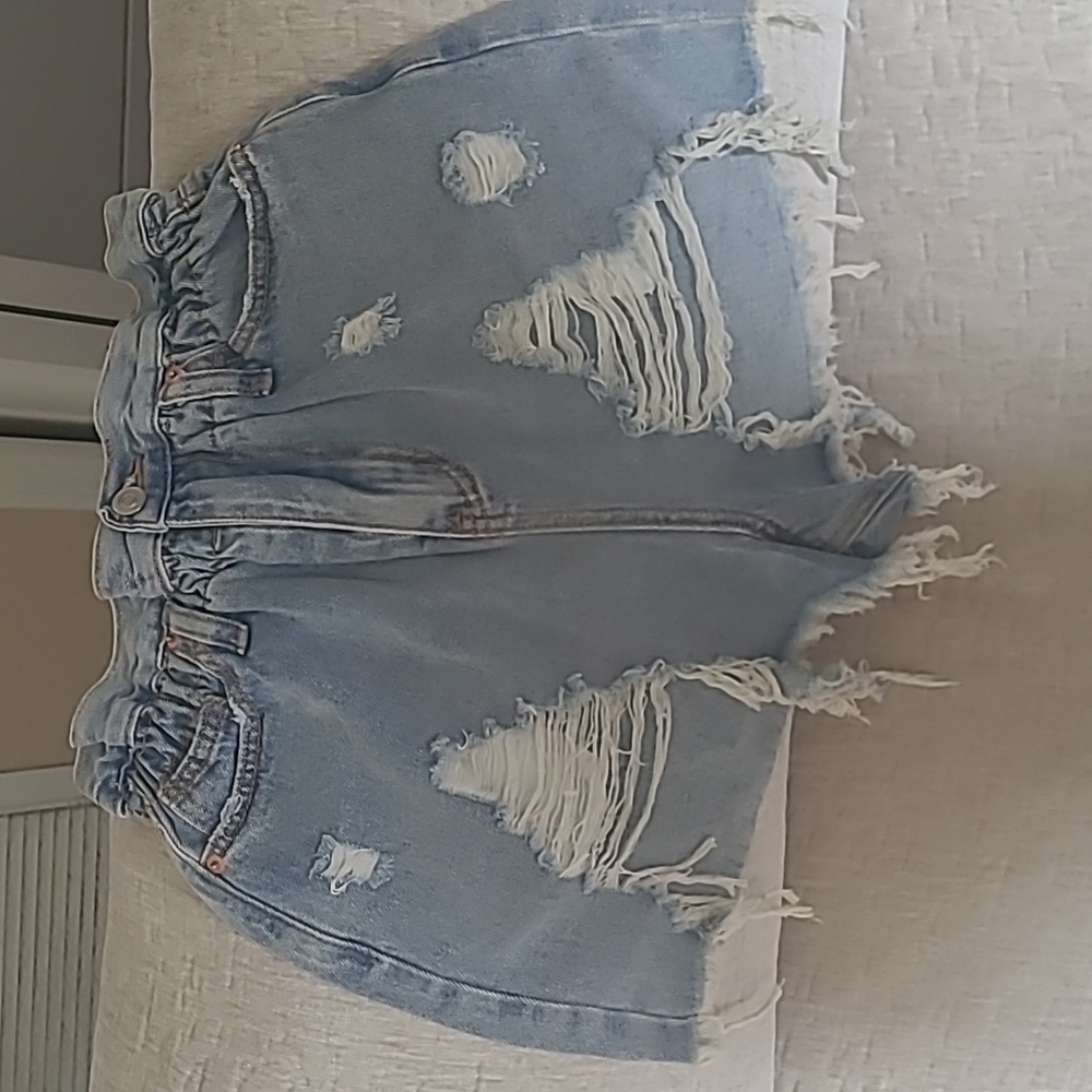 Denim shorts